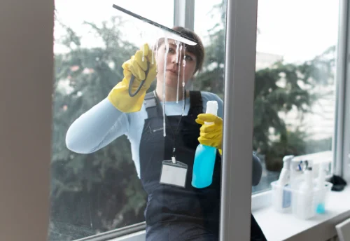 Nettoyage de vitres intérieures et extérieures à Volpajola